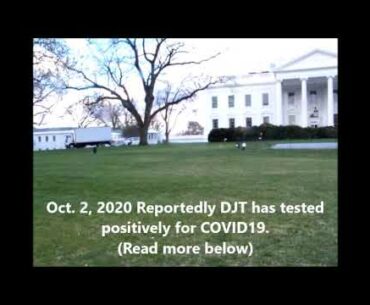 TRUMP TESTS POSITIVE FOR COVID19