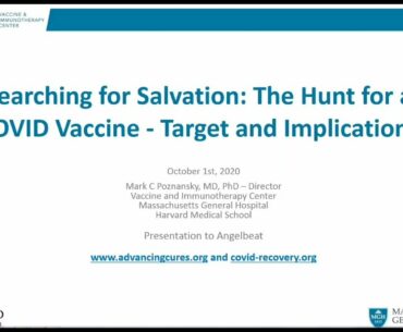 Covid 19 Vaccines: Insights from Mass General Hospital on Stopping This and The Next Pandemic