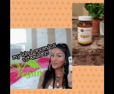 MyKind Organics Vegan Vitamin D3 Chewable | No Bad After Taste | Organic Mushroom Blend