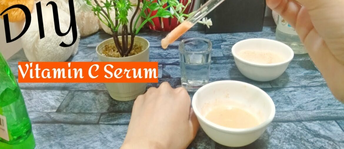 How to make VITAMIN C SERUM at home For Bright, Youthful, Glowy and Spot-less Skin| BEAUTY WITH HUDA