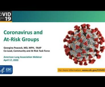 Update with CDC for Chronic Disease Partners on COVID-19 (Apr 17, 2020)