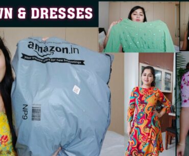 Amazon Gown & Dresses Under Rs 299-899 Review /Amazon Affordable Gown & Dresses Haul #Amazon