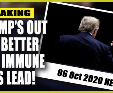 Trump:  I'm better and I'm immune from Covid