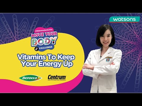 Vitamins To Keep Your Energy Up with #GetActiveExpert