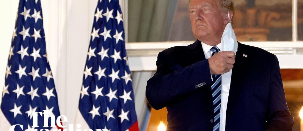 ‘Don't be afraid of coronavirus’: Trump removes mask as he returns to White House