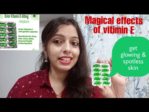 Vitamin E oil for skin & hair treatment||Get beautiful, spotless & glowing skin