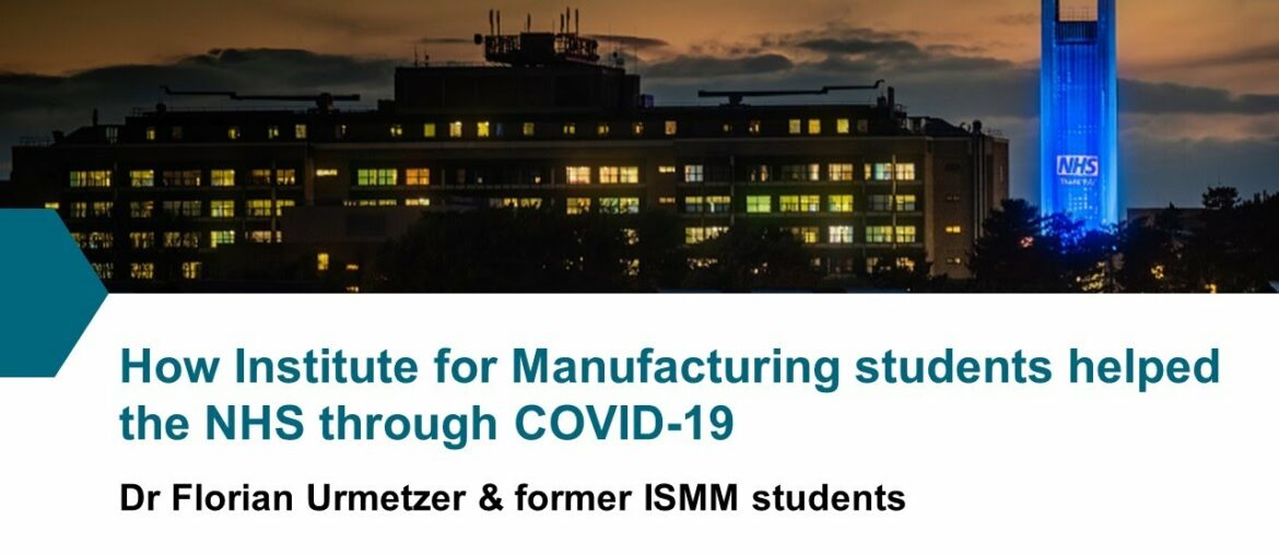 How IfM students helped the NHS in Cambridge during COVID-19