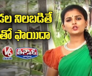 Teenmaar Padma Conversation With Radha Over Vitamin D Helps To Reduce COVID-19 | V6 News