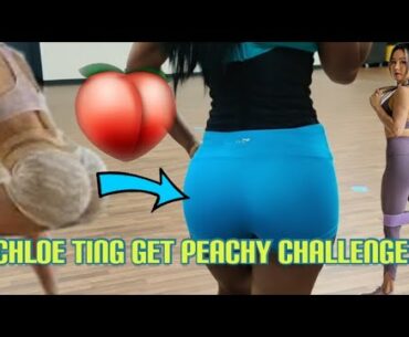 Day 1 of the CHLOE TING "GET PEACHY CHALLENGE""