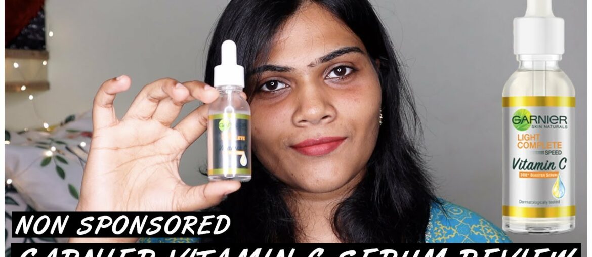 *NEW* GARNIER VITAMIN C SERUM REVIEW in Tamil | Everything You Need To Know  | *NON SPONSORED*