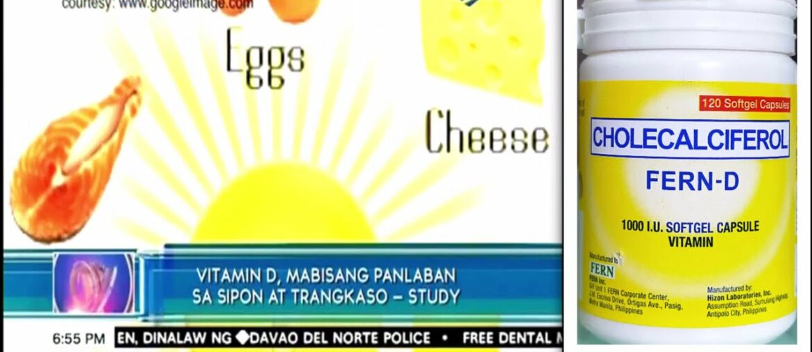 Sipon  Trangkaso at Ibat ibang uri ng sakit na maaaring malunasan ng Vitamin D. Go better with Vit D