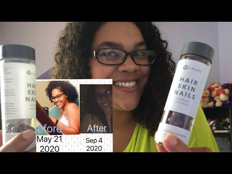 Hair supplement review //IT WORKS HAIR SKIN NAIL 3 MONTHS