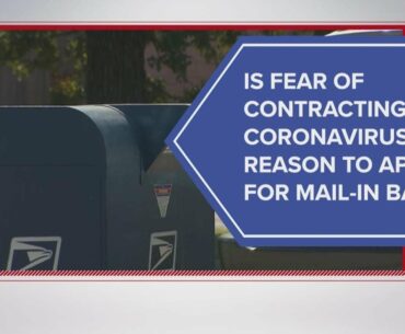 Is fear of catching coronavirus a valid reason to apply for a mail-in ballot in Texas?