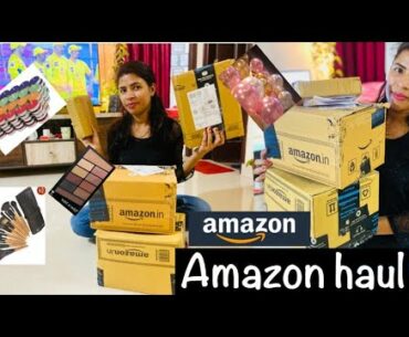 Unboxing AMAZON HAUL | AFFORDABLE Makeup brushes, Makeup Product, Colored Tealight Candles & More!!