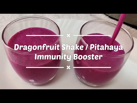 Dragon fruit Shake / Pitahaya Shake / Immunity Booster Drink