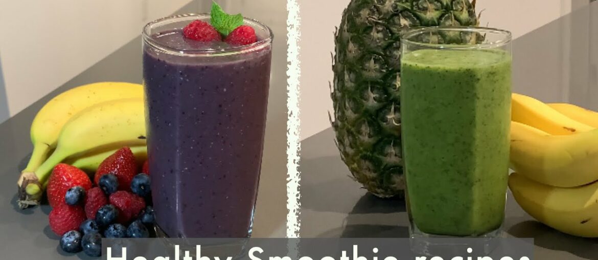 My Healthy smoothies | with nutritional value breakdown