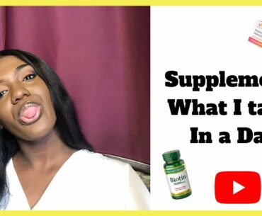 What Supplements I Take Everyday| Nakian Beauty Supplies | CEO Talk's| Courtney-Ann W.