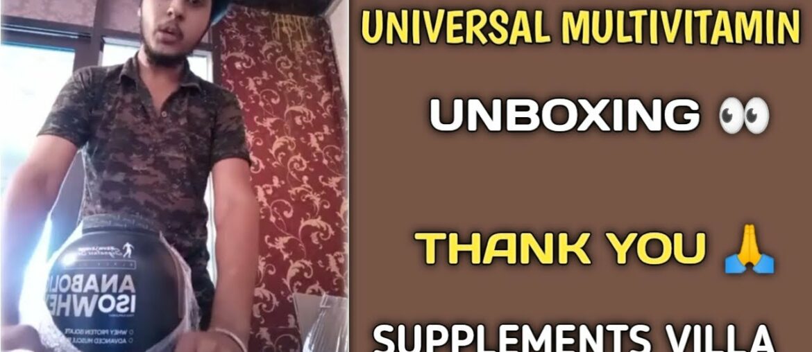 Anabolic iso whey & universal multivitamin unboxing | Kevin levrone | isolate protein | multivitamin
