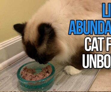 Life’s Abundance Cat Food Canned Pork and Duck Review Unboxing