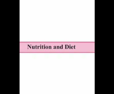 VPVM.General science . standard 6. 7. Nutrition and Diet.