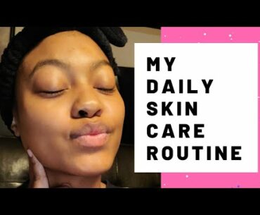 My daily skin care routine #clearskin #sheamoisture #ageless #beauty