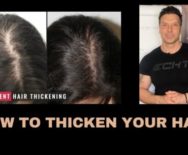 How to thicken your hair? Part 2 video