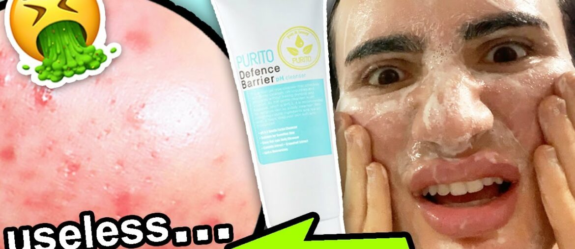 I tried PURITO Defence Barrier PH Cleanser for ONE WEEK!! (she is useless yall)