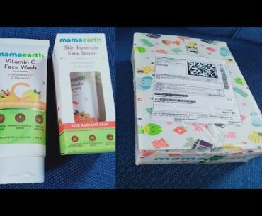 Flipkart Unboxing/mamaEarth Product/Vitamin C Serum