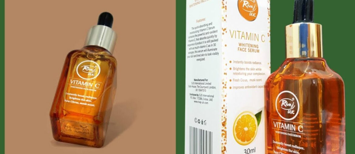 Rivaj Uk Vitamin C  Face Serum Honest Review |Uses |Benefits |price ||Little Wish