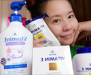 VITAMIN E Skin Care Products / Thailand made / Product Review / Frances Joy