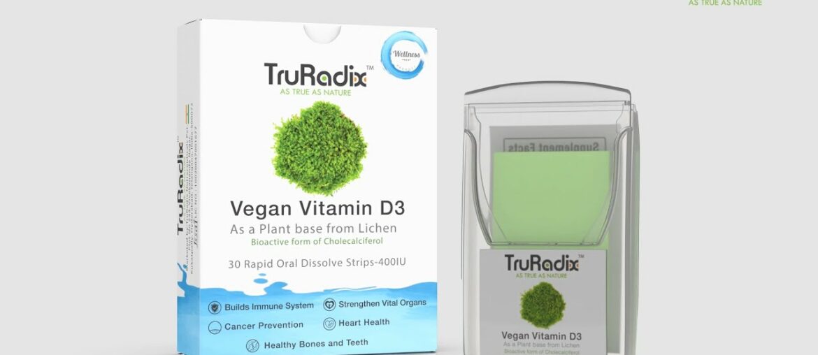 TruRadix Nutrition's Vitamin D3 Orally Dissolving Strips | 100% Plant-Based from Lichen