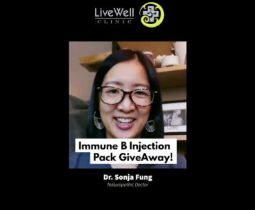 Friday Give-Away: Gift card for 3 Immune Boost B injections ($135 value)!