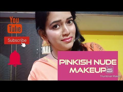 PINKISH  nude makeup.....nude makeup