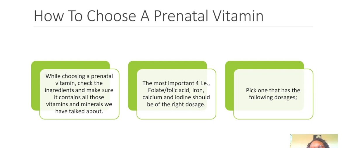 First Trimester Antenatal Class Lecture 5   Lecture 5 First trimester supplements and vitamins you s