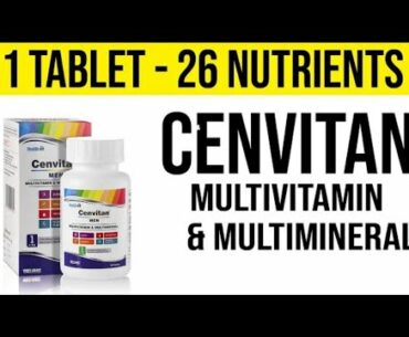 Healthvit Cenvitan Men Multivitamin & Multimineral - Immunity Booster [ Product Review ]  PBVB