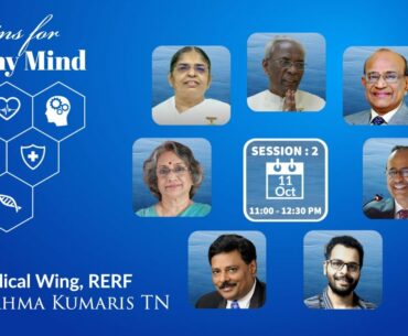 Session 2 : Vitamins for Healthy Mind |  Mental Health Day 2020 | Medical Wing | Brahma Kumaris TN