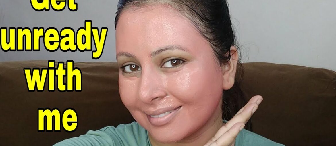 get unready with me | skin care step with vitamin c products | Kaur Tips