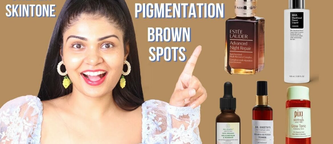 Skincare for HYPERPIGMENTATION - RETINOIDS, VITAMIN C, AHA & BHA #indianskincare