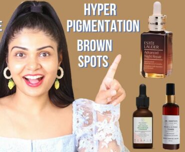 Skincare for HYPERPIGMENTATION - RETINOIDS, VITAMIN C, AHA & BHA #indianskincare