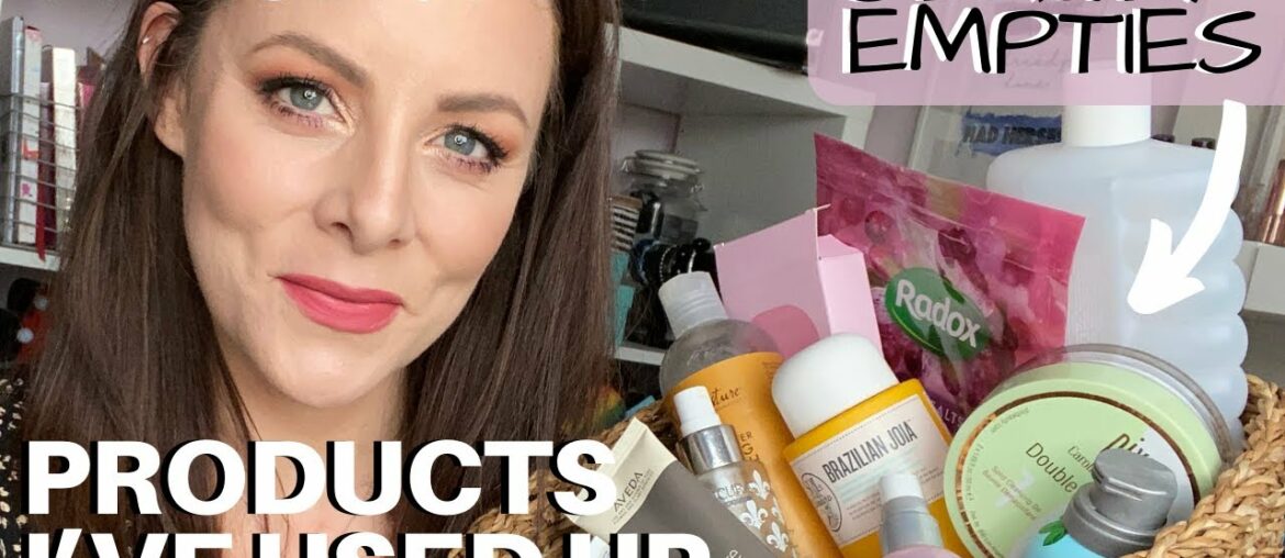 PRODUCT EMPTIES | Beauty Products I've used up | UK Faves for 40 plus | OCTOBER 2020