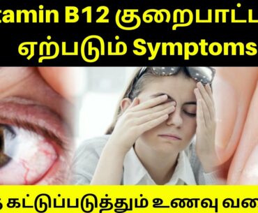 Vitamin B12 deficiency & Symptoms | Healthy Food Items | Health | Tamil |