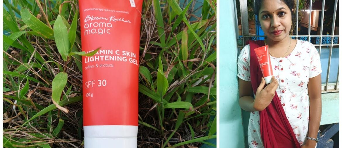 Aroma Magic Vitamin- C Skin Lightening Gel Review in Tamil| #150dayswithmadhu| Day-99