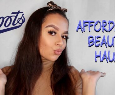 HUGE AFFORDABLE BOOTS HAUL! | SKIN CARE, HAIR CARE, MAKEUP AND MORE!