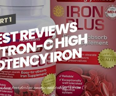 Best Reviews Vitron-C High Potency Iron Supplement with 125 mg Vitamin C, 60 Count  Pack of 2