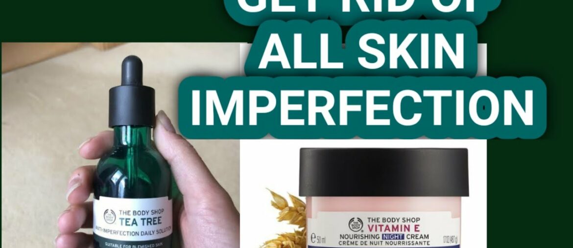 The Body Shop Vitamin E Moisture Cream And Tea Tree Serum || Get Rid Of All skin Impersonations