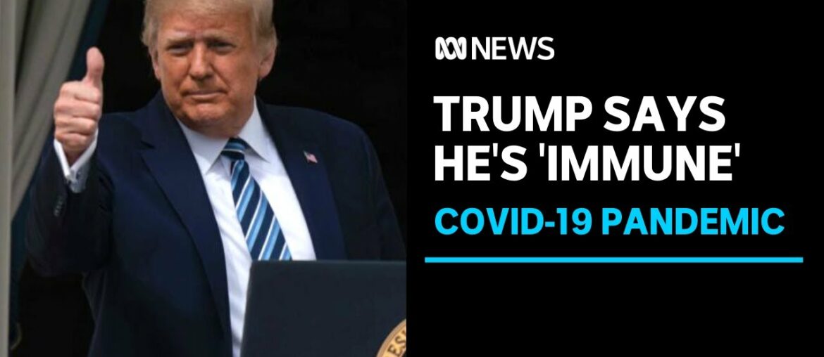 US President Donald Trump declares he's 'immune' to COVID-19 ahead of campaign return | ABC News