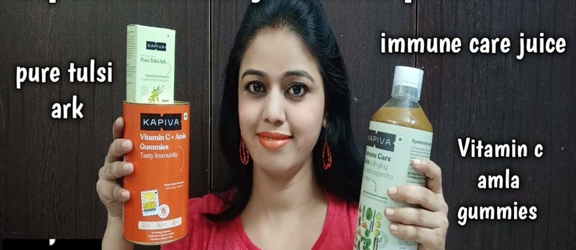 Ayurvedic immunity booster/immune care combo/vitamin c gummies/tulsi ark/immune care juice