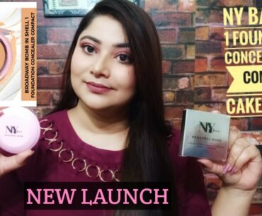 *NEW* NY BAE 3 IN 1 FOUNDATION, CONCEALER AND COMPACT CAKE  CREAM TO POWDER REVIEW| BEAUTY AMBITIONS