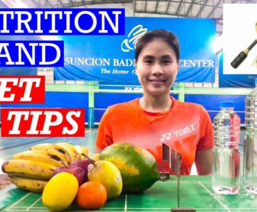 DIET AND NUTRITION TIPS for BADMINTON PLAYERS #badminton #diet #nutrition