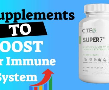 7 supplements to boost your immune system - 7 of the worlds super fruits in one bottle!